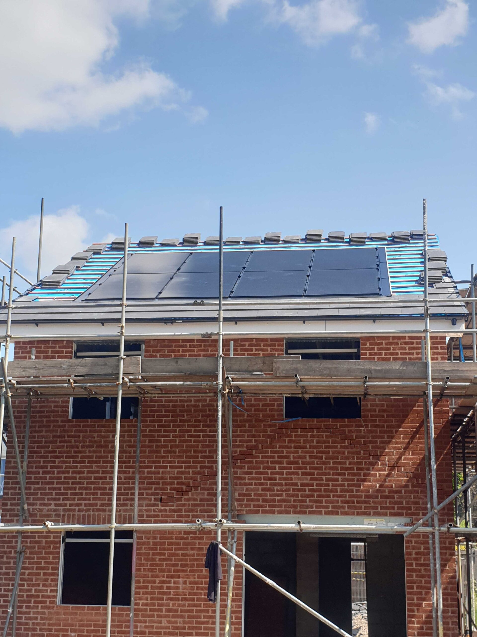 Adlington solar panel installation