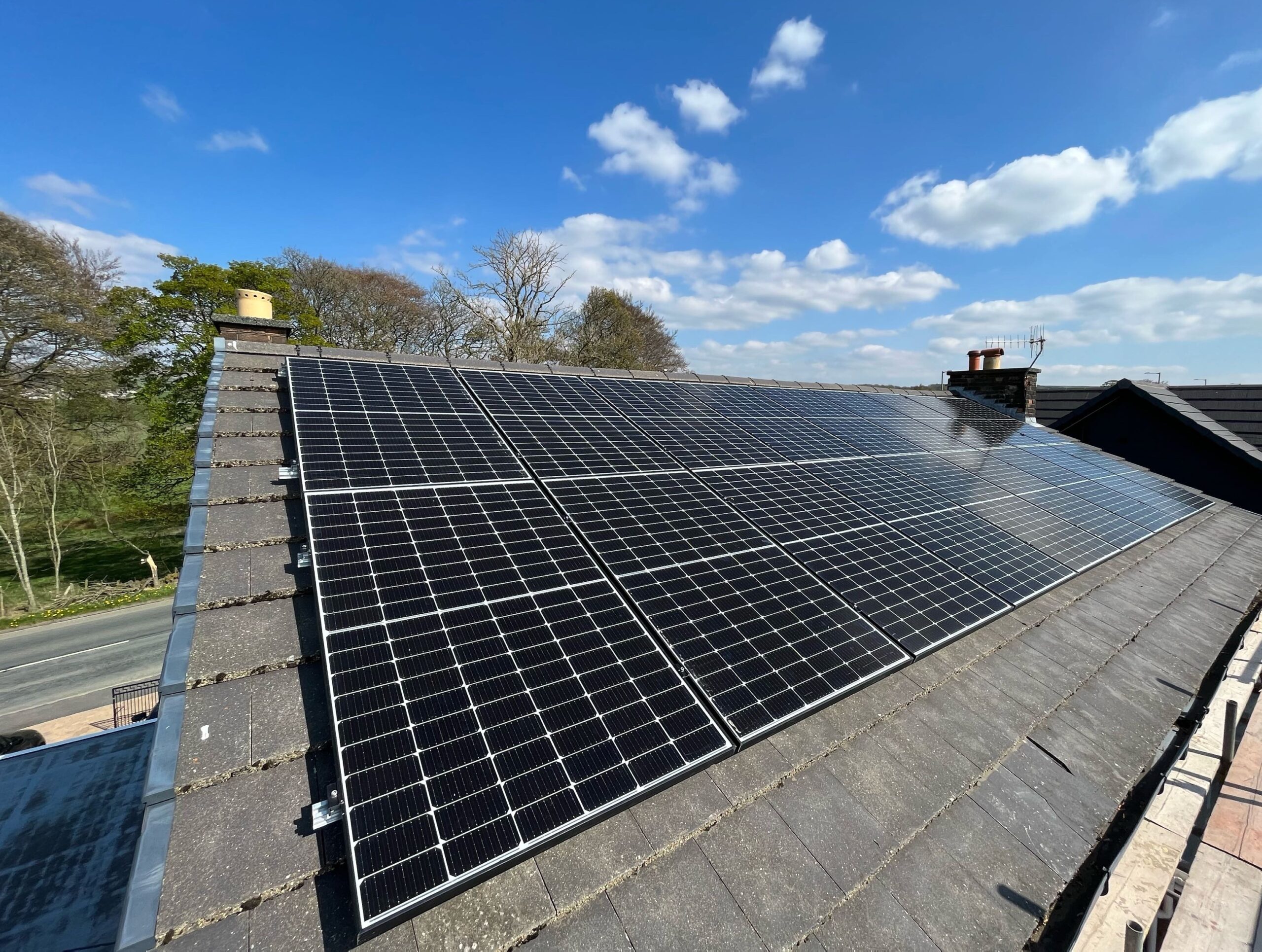 Solar panels Nelson Lancashire